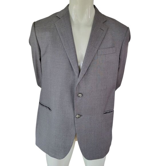 Brooks Brothers Saxxon Gray Wool Madison Blazer (Size 46S/41W)